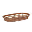 Paniers de Service Fast-Food en Polypropyl&egrave;ne Marron (Lot de 6) - Hendi