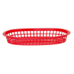 Paniers de service Fast-Food Rouges (Set de 6) Polypropyl&egrave;ne 275x175x38mm - Hendi