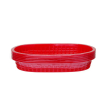 Paniers de service Fast-Food Rouges (Set de 6) Polypropyl&egrave;ne 275x175x38mm - Hendi