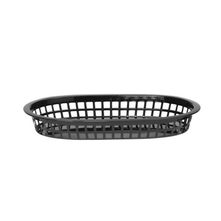 Paniers de service polypropyl&egrave;ne noir pour fast-food (6 unit&eacute;s) - Hendi
