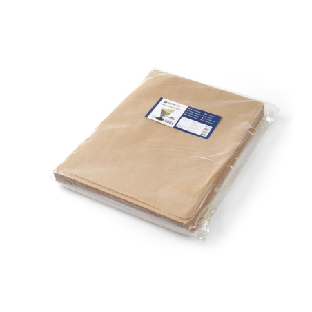 Papier ingraissable alimentaire 250x350mm, lot de 500 feuilles beige - Hendi