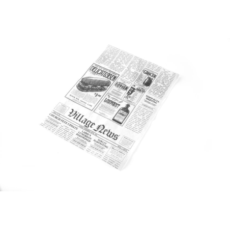 Papier ingraissable Impression Journal 250x350mm (Lot de 500) - Hendi