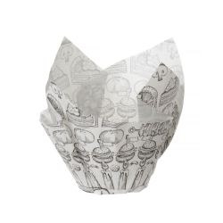 Papier Sulfuris&eacute; Pr&eacute;form&eacute; Corbeille 160x160x50mm, 150 Pi&egrave;ces - Hendi