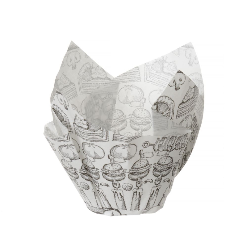 Papier Sulfuris&eacute; Pr&eacute;form&eacute; Corbeille 160x160x50mm, 150 Pi&egrave;ces - Hendi