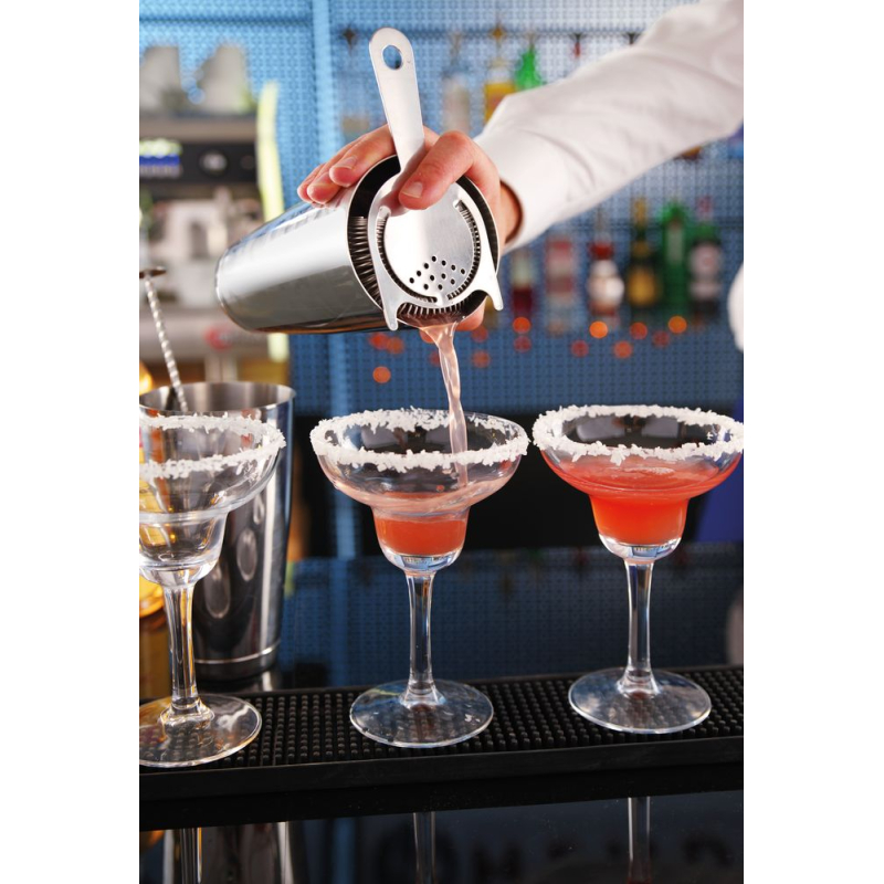 Passoire Cocktail Hawthorne Professionnelle en Inox (160x75mm), Convient au Lave-Vaisselle - Hendi