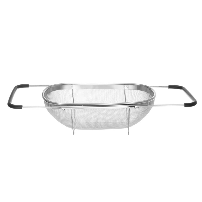 Passoire extensible en acier inoxydable pour &eacute;vier, r&eacute;glable jusqu'&agrave; 545mm - Hendi