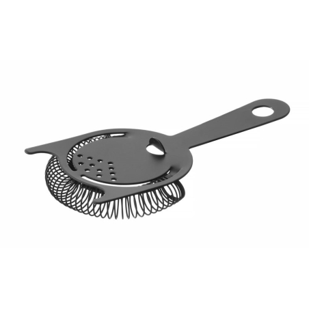 Passoire Hawthorne Cocktail Pro, BarUp, Acier Inoxydable Noir - Hendi