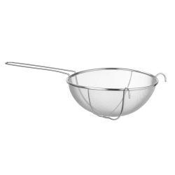 Passoire renforc&eacute;e en acier inoxydable maille fine 560x260x145mm pour cuisine professionnelle - Hendi