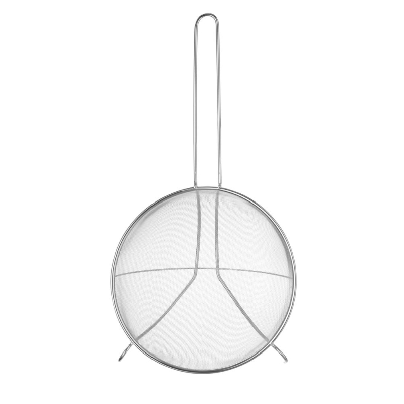 Passoire renforc&eacute;e en acier inoxydable maille fine 560x260x145mm pour cuisine professionnelle - Hendi