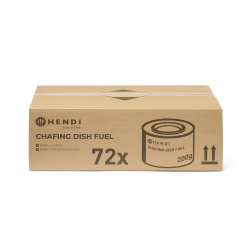 P&acirc;te combustible pour chafing dish, 72 bo&icirc;tes x 200g, dur&eacute;e 3h - Hendi