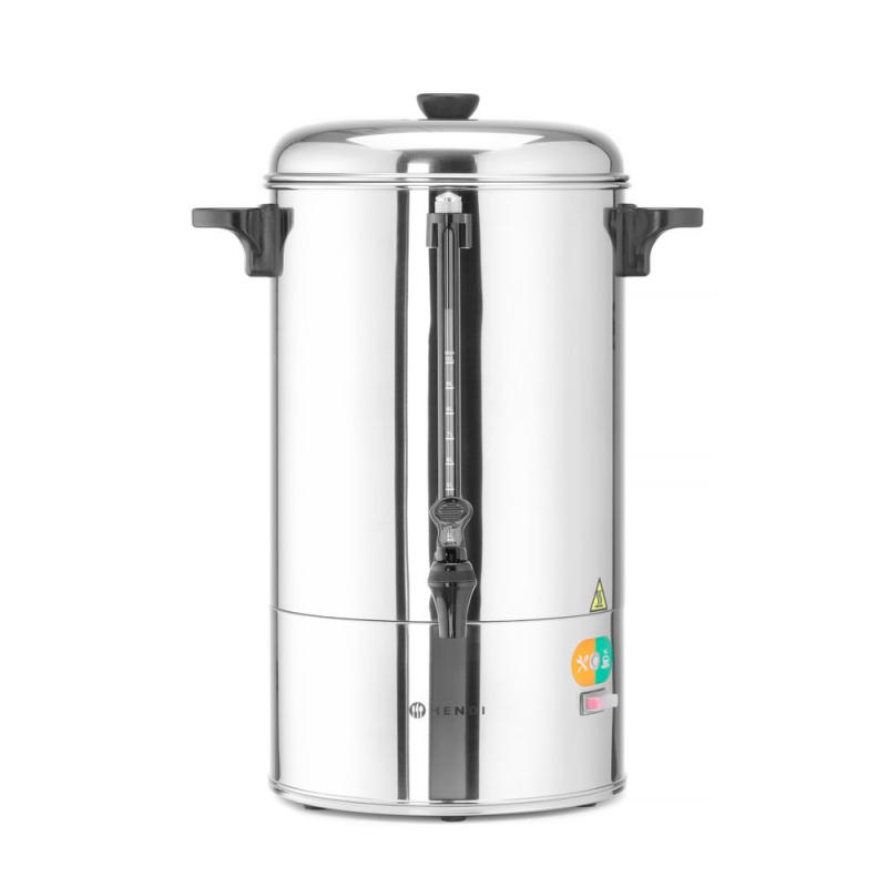 Percolateur Caf&eacute; Professionnel Inox 10L avec Filtre Int&eacute;gr&eacute; et Robinet Anti-Goutte - Hendi