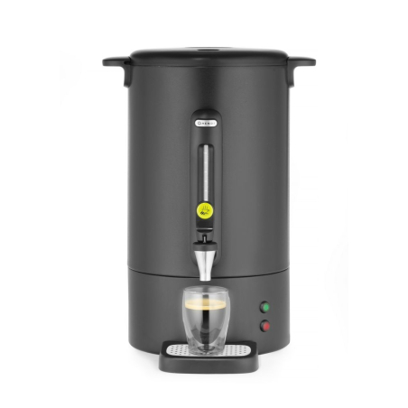 Percolateur Caf&eacute; Professionnel UNIQ 14L Noir Mat Design Bronwasser - Hendi