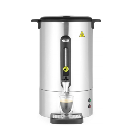 Percolateur Professionnel UNIQ 14L, Acier Inoxydable Argent, 1750W - Hendi