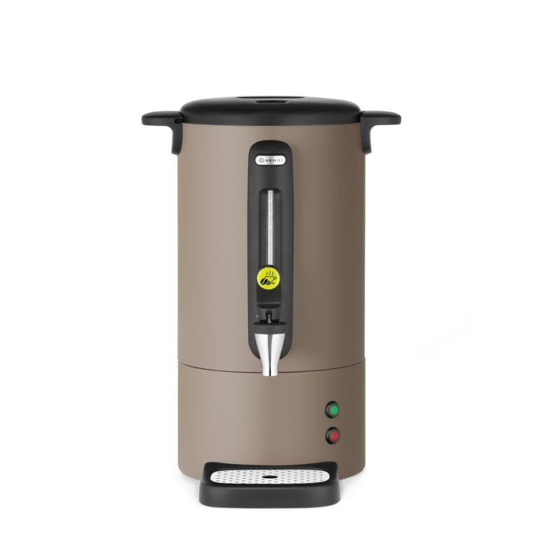 Percolateur Professionnel UNIQ 7L Taupe en Acier Inoxydable - Hendi