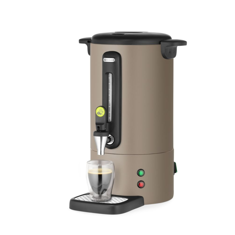 Percolateur Professionnel UNIQ 7L Taupe en Acier Inoxydable - Hendi