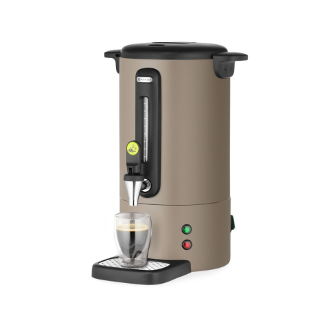 Percolateur Professionnel UNIQ 7L Taupe en Acier Inoxydable - Hendi