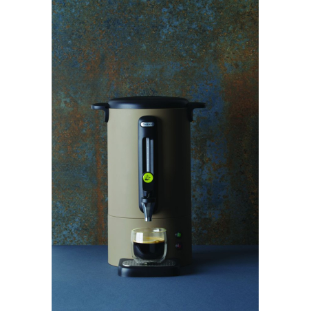 Percolateur Professionnel UNIQ 7L Taupe en Acier Inoxydable - Hendi