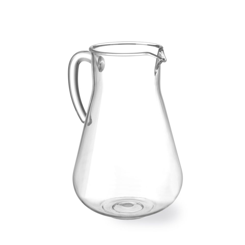 Pichet 2,2L en plastique SAN transparent avec tube &agrave; gla&ccedil;ons pour rafra&icirc;chissement - Hendi