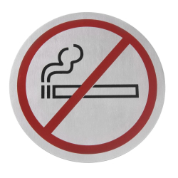 Pictogramme Autocollant "Non Fumeur" Grand &Oslash;160mm - Hendi