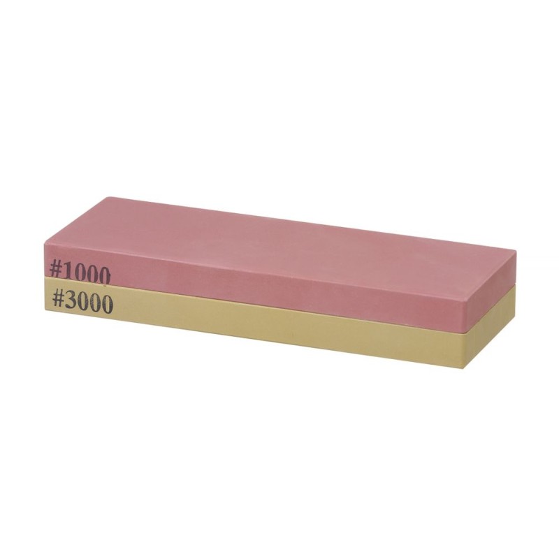 Pierre d'Aff&ucirc;tage Japonaise Double Face (Grain 1000/3000) pour Couteaux - Hendi