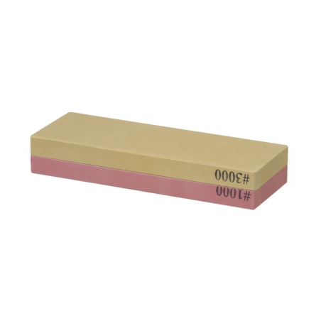 Pierre d'Aff&ucirc;tage Japonaise Double Face (Grain 1000/3000) pour Couteaux - Hendi