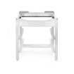 Pi&egrave;tement Lave-Verre Professionnel 40x40 en Acier Inoxydable, Glissi&egrave;res Paniers 400x400mm, Pieds R&eacute;glables - Hendi