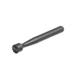 Pilon &agrave; cocktail BarUp noir, t&ecirc;te rainur&eacute;e, ⌀34x207mm, pour &eacute;craser fruits et menthe - Hendi