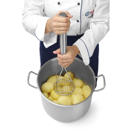 Pilon &agrave; Pur&eacute;e Professionnel Ultra-R&eacute;sistant Inox ⌀118x455mm - Hendi