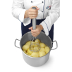 Pilon &agrave; Pur&eacute;e Professionnel Ultra-R&eacute;sistant Inox ⌀118x455mm - Hendi