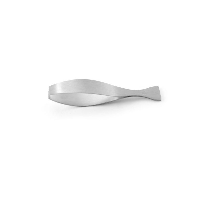 Pince &agrave; ar&ecirc;tes professionnelle t&ecirc;te plate en acier inoxydable, 130mm - Hendi
