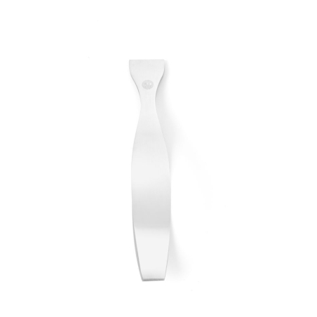 Pince &agrave; ar&ecirc;tes professionnelle t&ecirc;te plate en acier inoxydable, 130mm - Hendi
