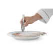 Pince &agrave; ar&ecirc;tes professionnelle t&ecirc;te plate en acier inoxydable, 130mm - Hendi