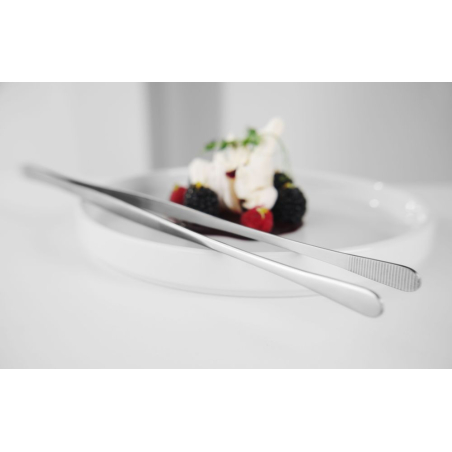 Pince &agrave; dresser cuisine professionnelle t&ecirc;te ronde Inox (L)305mm - Hendi
