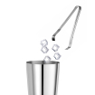 Pince &agrave; Gla&ccedil;ons en Acier Inoxydable Argent, BarUp, Longueur 180mm - Hendi