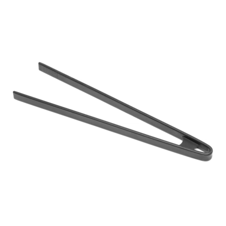 Pince de cuisine ergonomique en silicone r&eacute;sistant &agrave; la chaleur, Noir - Hendi
