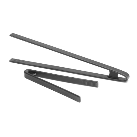 Pince de cuisine ergonomique en silicone r&eacute;sistant &agrave; la chaleur, Noir - Hendi