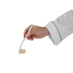 Pince de cuisine incurv&eacute;e professionnelle en inox 160mm - Hendi