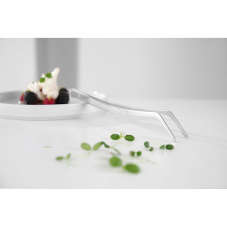 Pince de cuisine professionnelle &agrave; manche courb&eacute; (L)240mm - Hendi