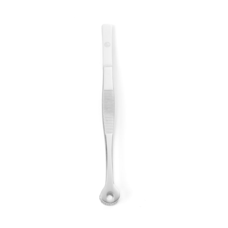 Pince de cuisine professionnelle &agrave; t&ecirc;te ronde, acier inoxydable, compatible lave-vaisselle - Hendi