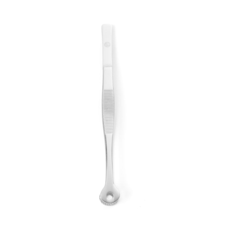Pince de cuisine professionnelle &agrave; t&ecirc;te ronde, acier inoxydable, compatible lave-vaisselle - Hendi