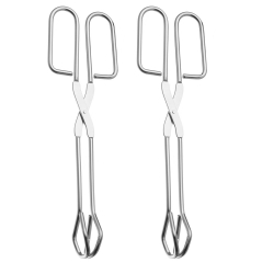 Pince de service en acier inoxydable, 2 pi&egrave;ces, (L)240 mm - Hendi