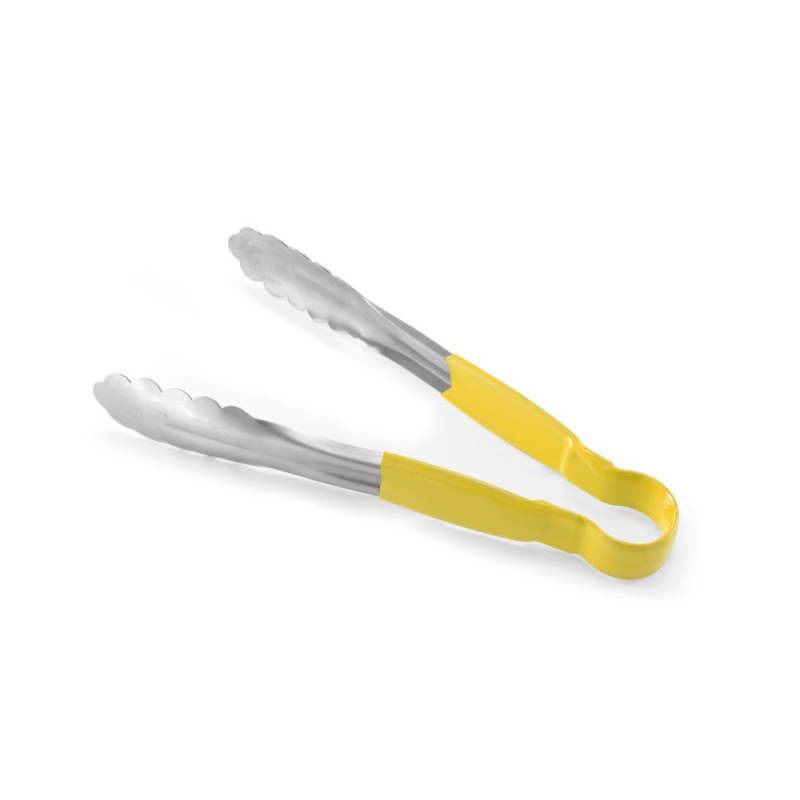 Pince de service HACCP professionnelle 250 mm Jaune - Hendi
