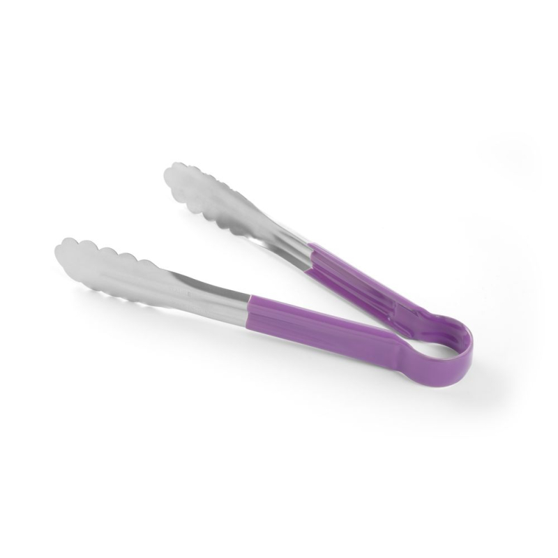 Pince de service professionnelle HACCP 250 mm, Violet - Hendi