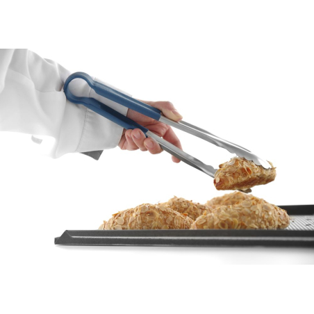 Pince de service professionnelle HACCP Bleue 250mm - Hendi