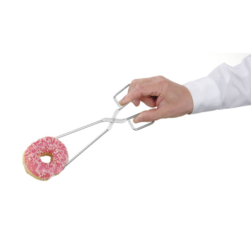 Pince de service professionnelle, inox, 2 pi&egrave;ces, (L)300mm - Hendi