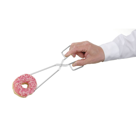 Pince de service professionnelle, inox, 2 pi&egrave;ces, (L)300mm - Hendi