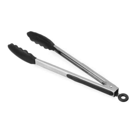 Pince de service silicone r&eacute;sistant &agrave; la chaleur et soft-grip (L345mm) - R&eacute;f 171318 - Hendi