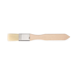 Pinceau de Cuisine Plat 190x20mm 2 Pi&egrave;ces Manche en Bois - Hendi