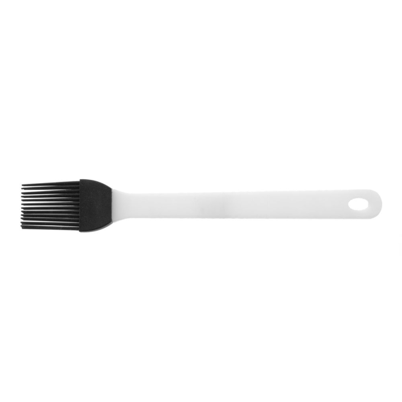 Pinceau de cuisine plat silicone professionnel avec manche polypropyl&egrave;ne 220x32mm - Hendi