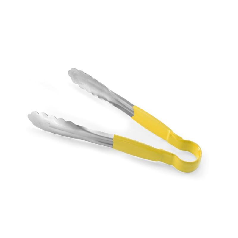 Pinces de service HACCP 300 mm Jaune pour Restauration Professionnelle - Hendi